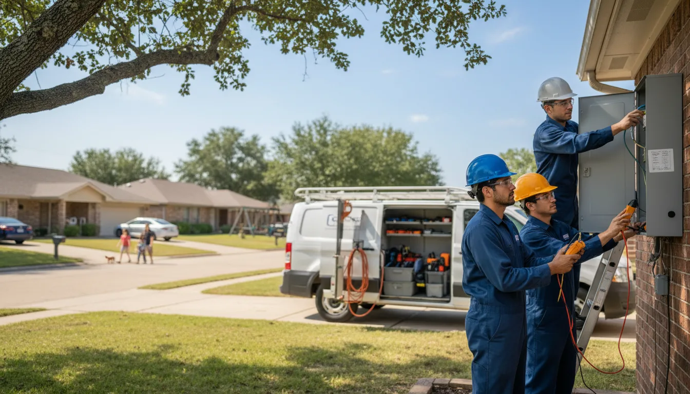 Certified electrician providing emergency electrical services in Cedar Springs, GA